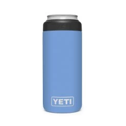 Yeti Rambler 12 Oz Colster Slim Can Insulator -Outdoor Camping Shop 191418 New Colster Family Launch 1H 2020 Dealer Images Pacific Blue Colster Slim Front 2400x400 1