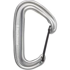 Black Diamond MiniWire Carabiner -Outdoor Camping Shop 210235 1004 MINIWIRE CARABINER LIGHT GRAY 01