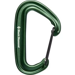 Black Diamond MiniWire Carabiner -Outdoor Camping Shop 210235 3005 MINIWIRE CARABINER GREEN 01