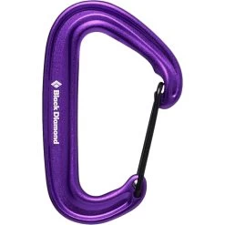 Black Diamond MiniWire Carabiner -Outdoor Camping Shop 210235 5000 MINIWIRE CARABINER PURPLE 01