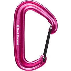 Black Diamond MiniWire Carabiner -Outdoor Camping Shop 210235 6015 MINIWIRE CARABINER ULTRA PINK 01