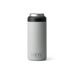 Yeti Rambler 12 Oz Colster Slim Can Insulator -Outdoor Camping Shop Drinkware ColsterSlim 12oz GraniteGray Studio PrimaryB 1