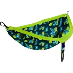 DoubleNest Print Hammock 15 DoubleNest Print Hammock -Outdoor Camping Shop ENO DoubleNest Print Aloha Green