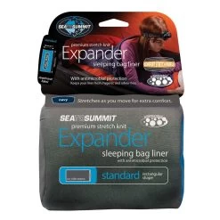 Sea To Summit Expander Travel Liner - Standard Rectangular -Outdoor Camping Shop Expander Travel Liner Standard Rectangular 121 Navy Blue