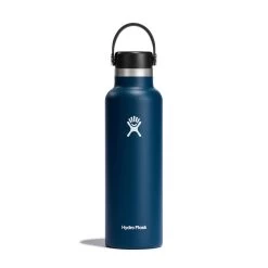 Hydro Flask 21 Oz Standard Mouth Water Bottle 22 Hydro Flask 21 Oz Standard Mouth Water Bottle -Outdoor Camping Shop S21SX464 Indigo StraightOn 1