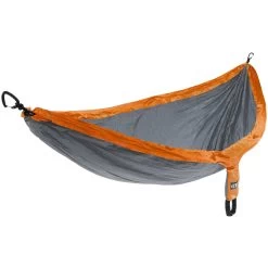 SingleNest Hammock -Outdoor Camping Shop SH006 ENO SingleNest Hammock OrangeGrey 1