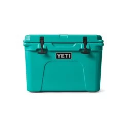 Yeti Tundra 35 Hard Cooler -Outdoor Camping Shop Tundra 35 Aquifer Blue Front 3354 B
