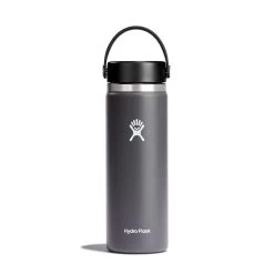 Hydro Flask 20 Oz Wide Mouth Water Bottle -Outdoor Camping Shop W20BTS010 Stone StraightOn