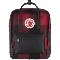 Fjallraven Kanken Re-Wool -Outdoor Camping Shop kanken rewool redblack 1