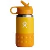 Hydro Flask 12 Oz Kids Wide Mouth Bottle 2 Hydro Flask 12 Oz Kids Wide Mouth Bottle -Outdoor Camping Shop w12bswbb canary