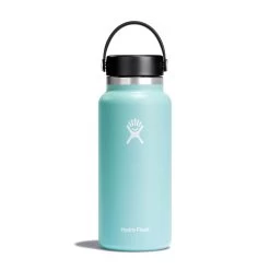 Hydro Flask 32 Oz Wide Mouth Water Bottle -Outdoor Camping Shop w32bts441 dew straighton 1